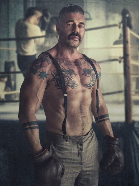 Photograph Russell Smith Peaky Blinders Boxer on One Eyeland